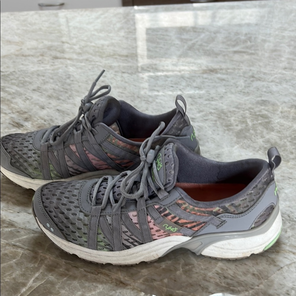 Women's Ryka Gray Athletic Shoes